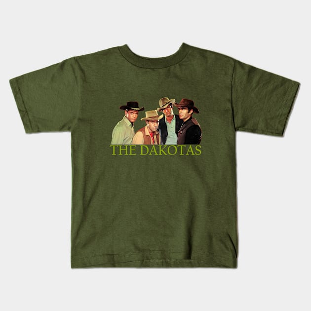 The Dakotas - Group - 60s Tv Western Kids T-Shirt by wildzerouk